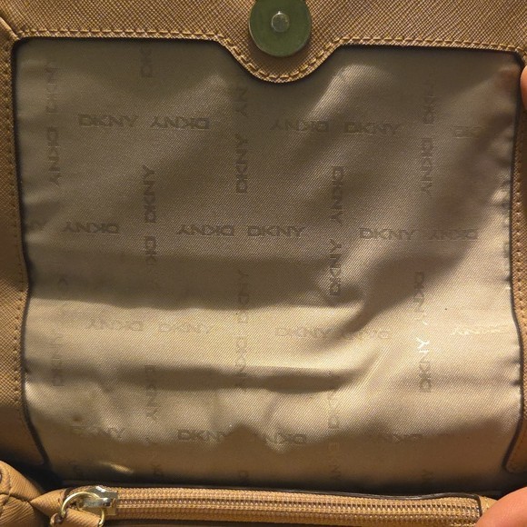 DKNY Tan Chain Shoulder Bag — image 3