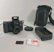 Sony Cybershot DSC-H20 10.1 MP Digital Camera Battery SD Charger Case Tested