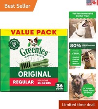 Daily Dental Care for Dogs - 36 oz. of Natural Treats for Healthy Teeth Gums