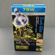 EXO TERRA SUN GLO NEODYMIUM TIGHT BEAM BASKING SPOT LAMP 75W PET REPTILES