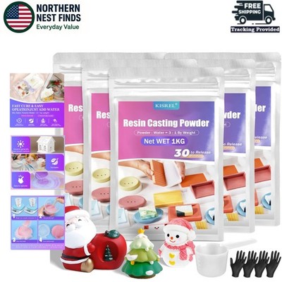 Water Activated Plaster Powder 5000g - Perfect for Colorful Craft Projects