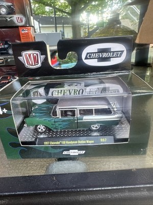 M2 MACHINES CASTLINE 2023 AUTO MEETS - 1957 CHEVROLET 150 HANDYMAN STATION WAGON