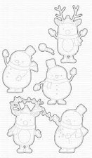 MY FAVORITE THINGS - METAL CUTTING DIES - FESTIVE FRIENDS