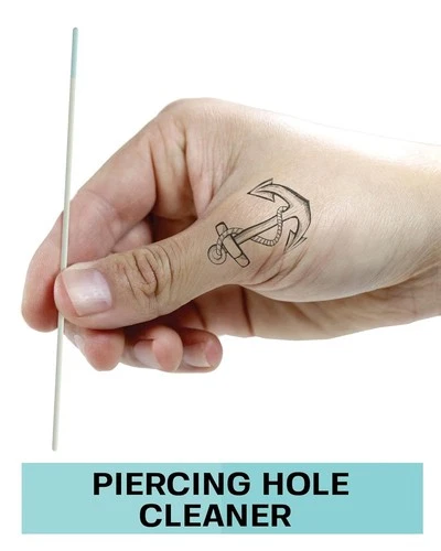 Essential Piercing Care Spray - 4oz Saline Solution for Keloids & Cleansing Duo image 9