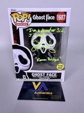 Scott Foley Signed Ghost Face Scream GITD Funko 1607 w/ BLACKLIGHT + JSA WITNESS