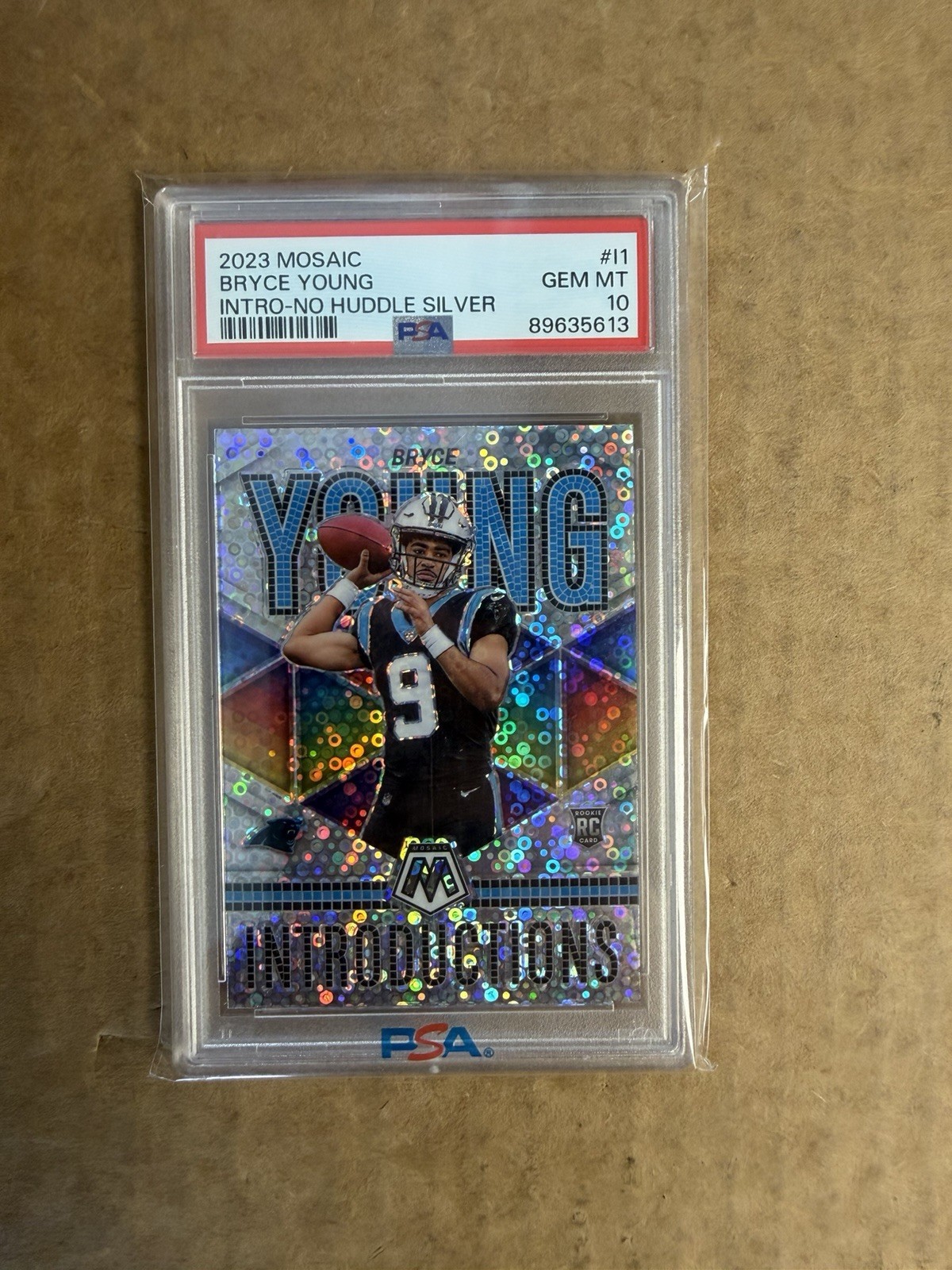 Bryce Young Panini Mosaic Draft Picks #1 Silver