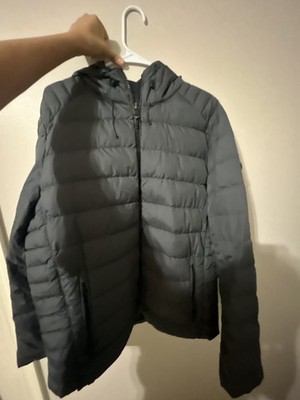 Michael Kors Men's Gray Hooded Puffer Jacket