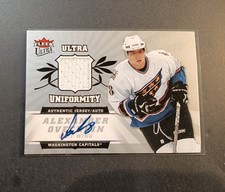 Alexander Ovechkin Fleer Ultra 2006-07 Uniformity Jersey Auto Patch #13/35 NHL