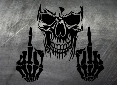 Harley Davidson Skull Sticker Type 2 Windscreen Tank Fender Helmet - Foto 6