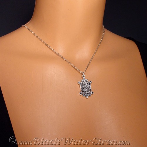 VOODOO VEVE - OGOUN - Charm Pendant BRONZE Lwa Vodou - Picture 4 of 4