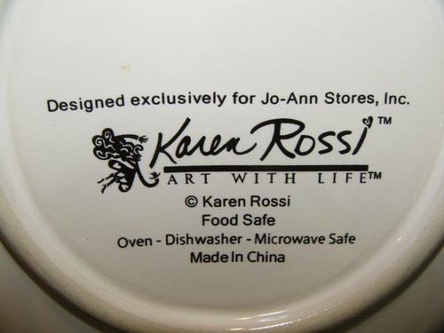 Karen Rossi SOUR LEMONS SWEET SUMMER Art with Life 4.75" SIMPLY SUMMER Plate - Picture 4 of 5
