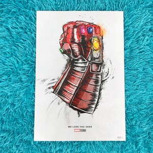 Details About Avengers Endgame Official Re Release Movie Poster We Love You 3000 Poster 13x19