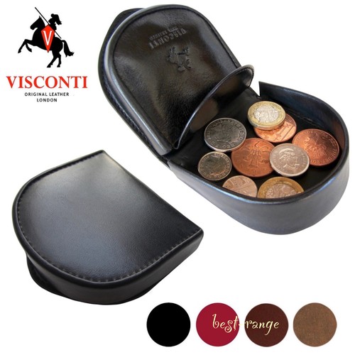 Bandeja de monedas Cartera Cuero Real Herradura Billetera Unisex Visconti Nuevo en Caja TRY6 - Imagen 2 de 17