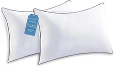 Bed Pillows Standard Size Set of 2, Cooling and Supportive Full Pillow 2 Pack fo