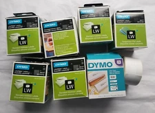 Lot of Mixed DYMO Rolls 99010, 99017, Thermal Labels Compatible Dymo,