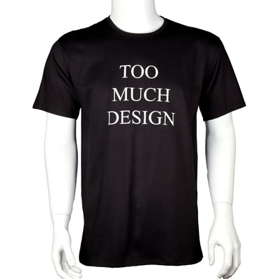 T Shirt Too much design Times New Roman