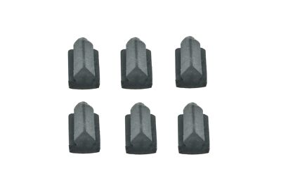 6X Gummipuffer Seitenbleche für Simson Spatz, Star, Sperber, Habicht, dt. Produk