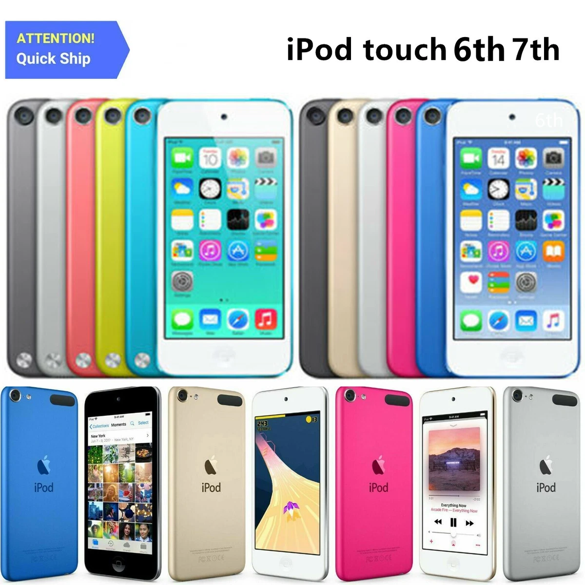 “New” Apple Ipod Touch 6th Generation 16GB 32GB 64GB 128GB-(All Colours )Sealed