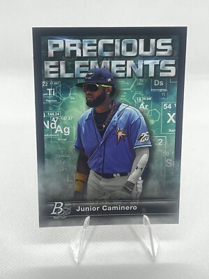 2023 Bowman Platinum Precious Elements - #PE-2 Junior Caminero Tampa Bay Rays