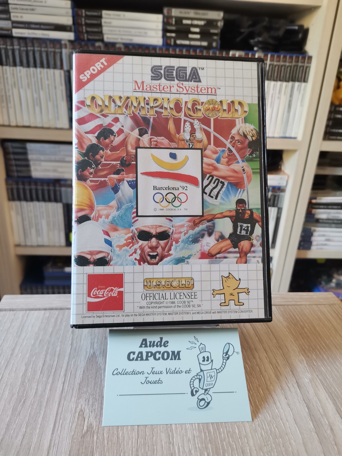 Sega Master System Jeu Olympic Gold Barcelona 92 Complet PAL