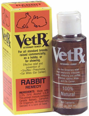 VetRx Rabbit Veterinary Aid Respiratory Relief Infections Snuffles Ear ...