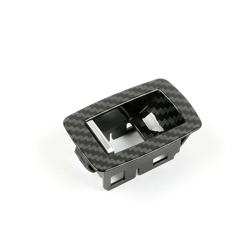 ABS Carbon Fiber Door Window Lift Switch Button Panel Cover For BMW 3 Series F30 - Picture 4 of 4