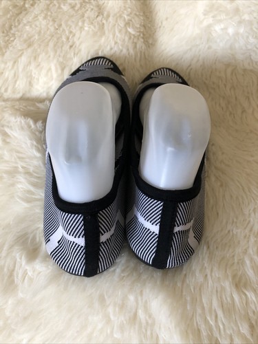 SKECHERS Cleo Wham 48487 Black & White Geometric Ballet Flat Women’s Size 9 - Picture 5 of 8