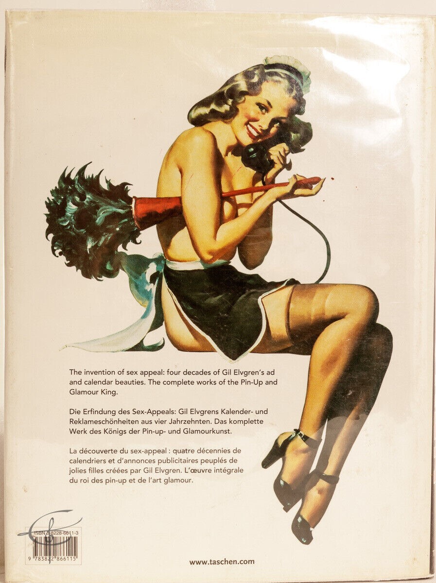 Gil Elvgren: All His Glamorous American Pin-Ups Hardcover VG