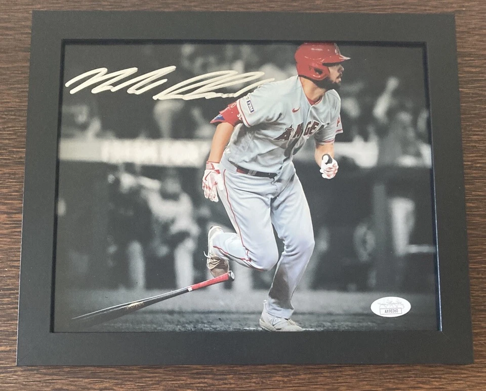 Nolan Schanuel Signed 8x10 Photo JSA Authentic FRAMED rare Auto CLEAN LAA ANGELS - Image 2 of 4