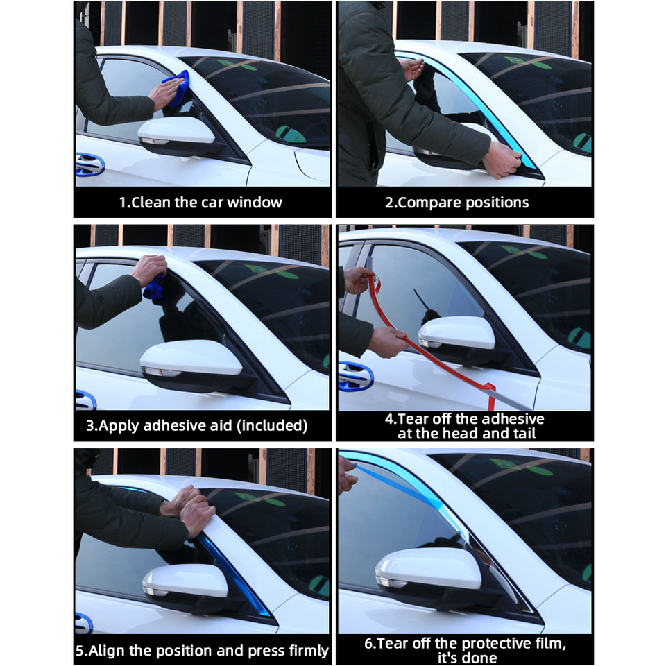 For Lexus RX 350H 450h 500H 23-2025 Black Car Accessories Window Strip ...