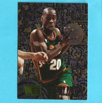 1995-96 Fleer Metal Gary Payton #193 Basketball Card Seattle