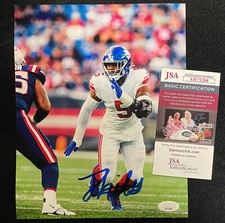KAYVON THIBODEAUX SIGNED NEW YORK GIANTS 8X10 PHOTO JSA COA vs Patriots