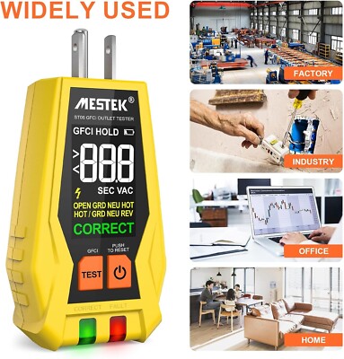 GFCI Voltage Outlet Smart Tester