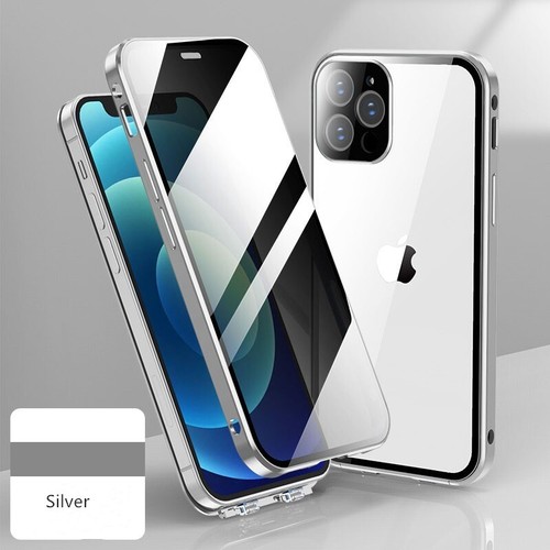 Anti-prying Magnetic Privacy Cover Case For iPhone 15 14 13 12 11 Pro Max Plus - Picture 2 of 30