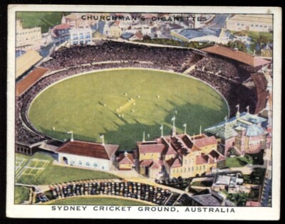 Tabakkarte, Churchman, WINGS OVER THE EMPIRE, 1939, Sydney Cricket Ground, #46