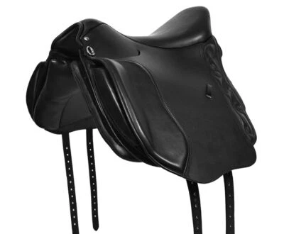 Wanderreit Sattel 1126 aus Leder, Schwarz, wechselbares Kopfeisen - Bild 1 von 4