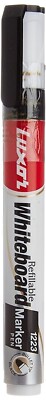 Set of 4 Marker Luxor White Board Marker Pens, Black Office School Supplies