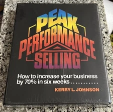 Peak Performance Selling By Kerry L Johnson Audiobook Cassette