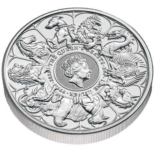 2021 Queen's Beast Collection Completer Coin 2 oz 9999
