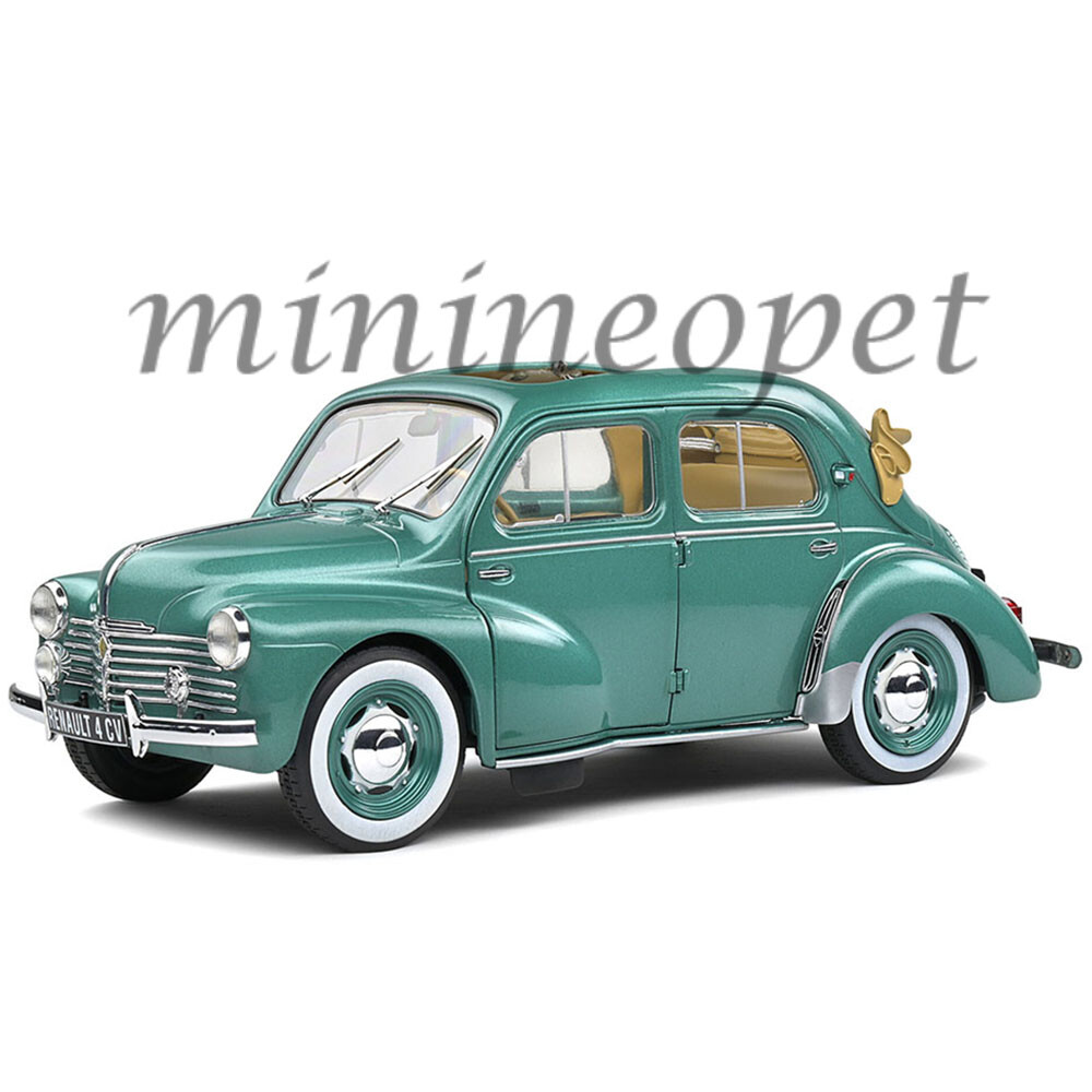 SOLIDO S1806601 1951 RENAULT 4CV CONVERTIBLE 1/18 DIECAST MODEL