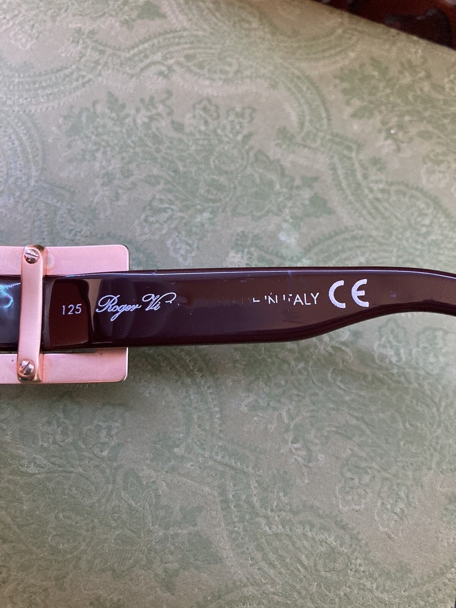 WOMENS AUTHENTIC ROGER VIVIER OVERSIZED SUNGLASSES MODEL RV2 