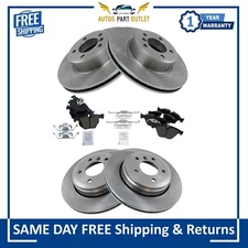 New Front & Rear Ceramic Disc Brake Pad & Rotor Kit for BMW 525 528 5 Series