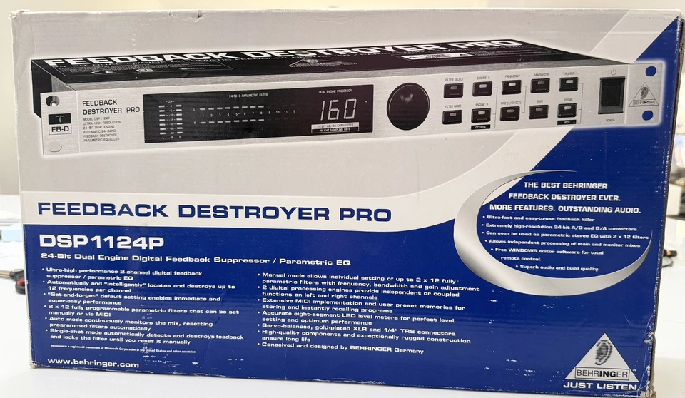 Behringer DSP1124P 24-Bit Dual-Engine Feedback Destroyer Pro - Image 2 of 2