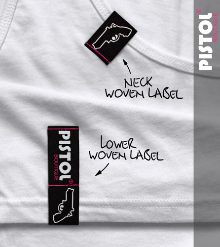 Pistol Boutique Herren Weiß Graffiti Tattoos Nackt Mädchen Top Unterhemd Tank - Bild 6 von 13