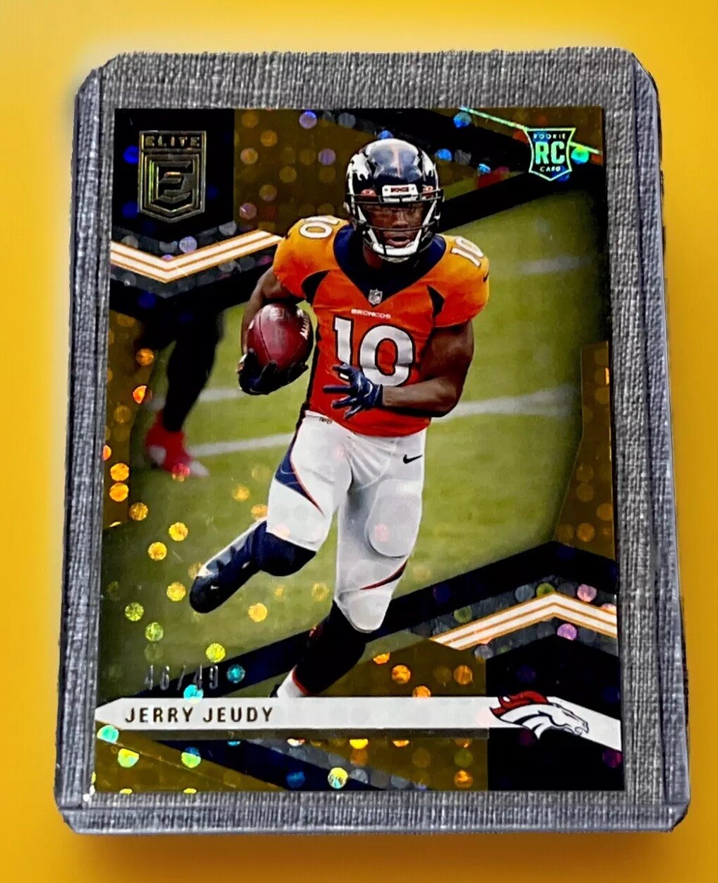 Jerry Jeudy Panini Chronicles Elite Update #205 Orange