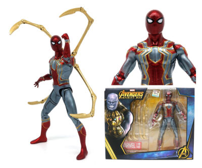 ZD Marvel Avengers Iron Spider Man 7'' Actionfigur Modell Spider Man Spielzeug...