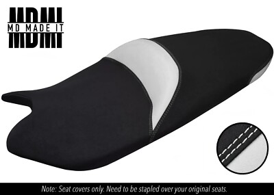 PASST FÜR YAMAHA XP 530 T MAX 17-21 MASSGEFERTIGTER GRIFF VINYL SITZBEZUG SCHWARZ & WEISS