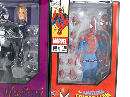 MAFEX #185 SPIDER-MAN CLASSIC COSTUME #088 Venom Comic ver Action Figure Marvel - Picture 3 of 24