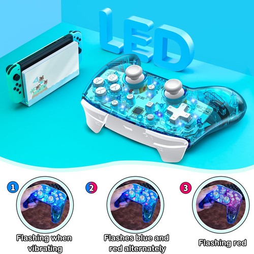 SW Wireless Game Controller Gamepad Joystick Remote FOR Nintendo Switch / Lite - Afbeelding 3 van 7