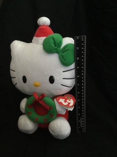 Ty Hello Kitty Christmas - 14 Inch - NEW w/Tags - Picture 3 of 4
